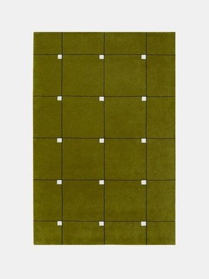 Milano Green Hand-Tufted New Zealand wool Hand-made rug Home Living Room 8x10