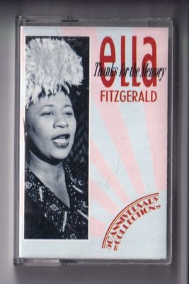 (MC852) Ella Fitzgerald, Thanks For The Memory - 1990 Cassette Tape