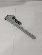 PROTO Straight Pipe Wrench: 1-1/2 to 3-1/2", 18" OAL, Aluminum J818A