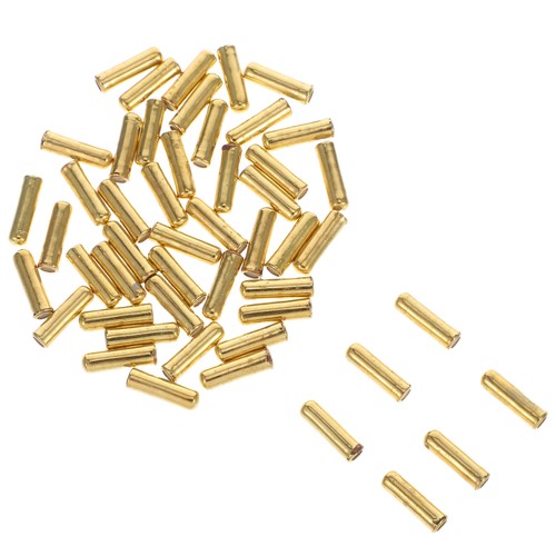 50pcs Brooch Pin Backings: Copper Stick Pin End Caps Safety Stoppers Lapel - Picture 4 of 12