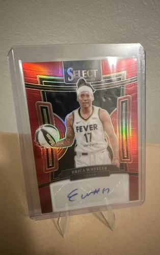 2024 Panini Select WNBA - Signatures Erica Wheeler #SG-EW Red Prizm /99 (AU)