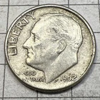 1962  D Roosevelt Dime -  90 % Silver - Free Shipping
