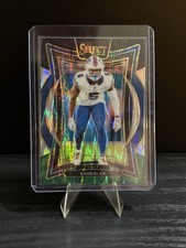 2024 Panini Select #8 Kaiir Elam Black & Green Prizm Shock