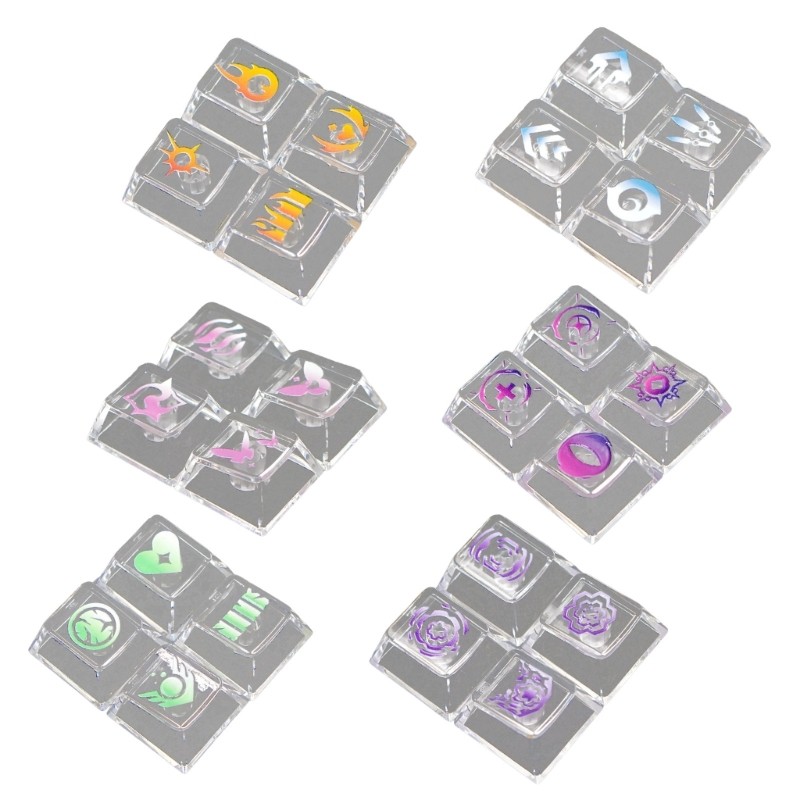 Translucent Keyboards Keycaps 30% Brighter Backlights Enhancement Widely Used