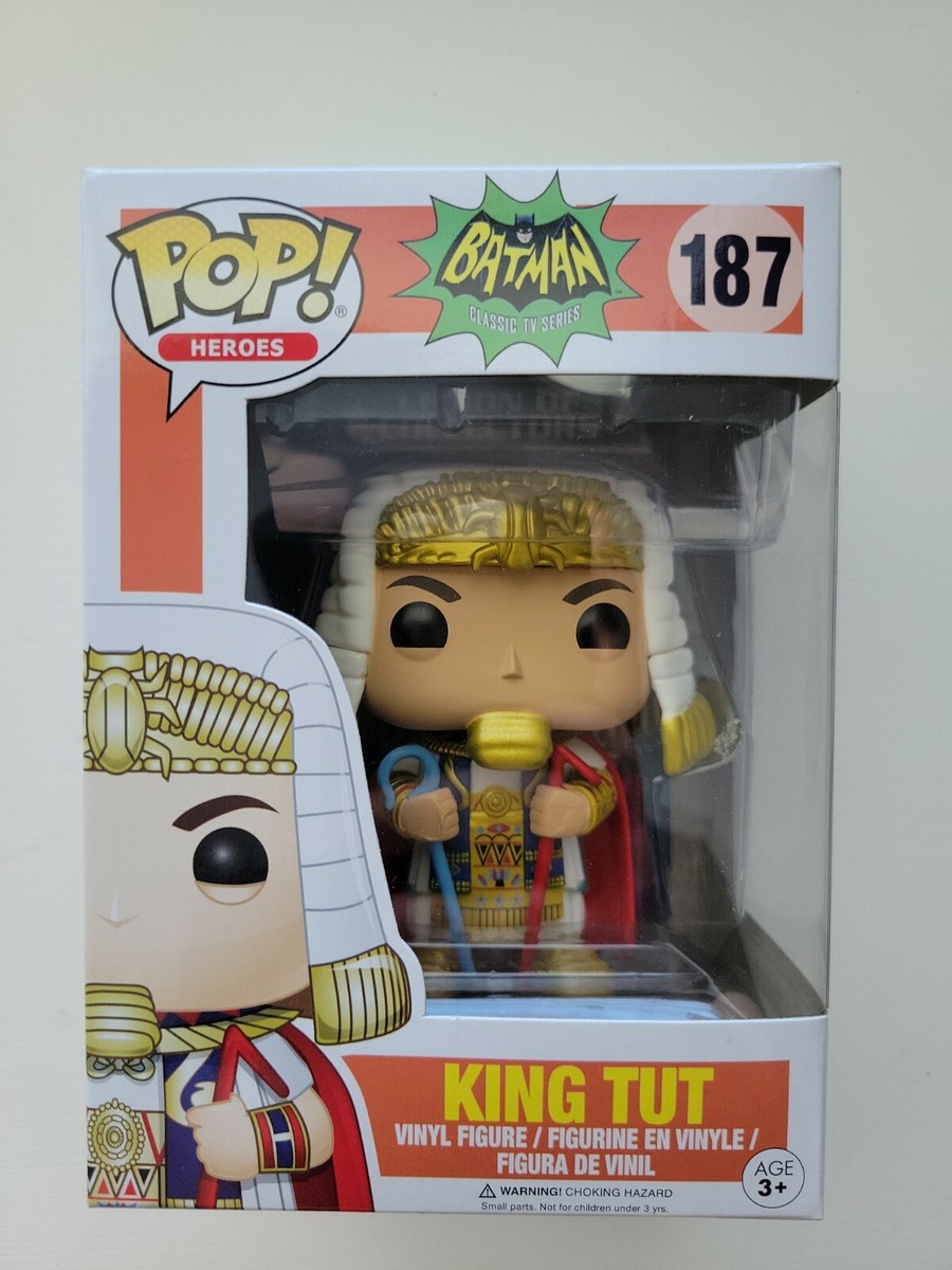 VAULTED Funko Pop! Heroes Batman Classic TV Series King Tut #187 vinyl  figure