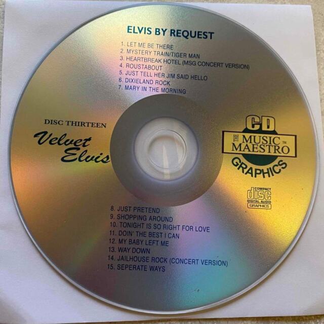 ELVIS PRESLEY KARAOKE CDG BY REQUEST VOL 13 MUSIC COLLECTION CD+G SONGS
