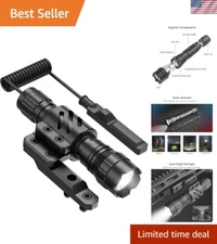 High-Performance 1200 Lumen Tactical Flashlight - Waterproof & Shockproof Design