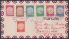 F-EX41253 PARAGUAY 1961 REGISTERED FDC 70 ANNIV INDEPENDENCE TO BARCELONA SPAIN.