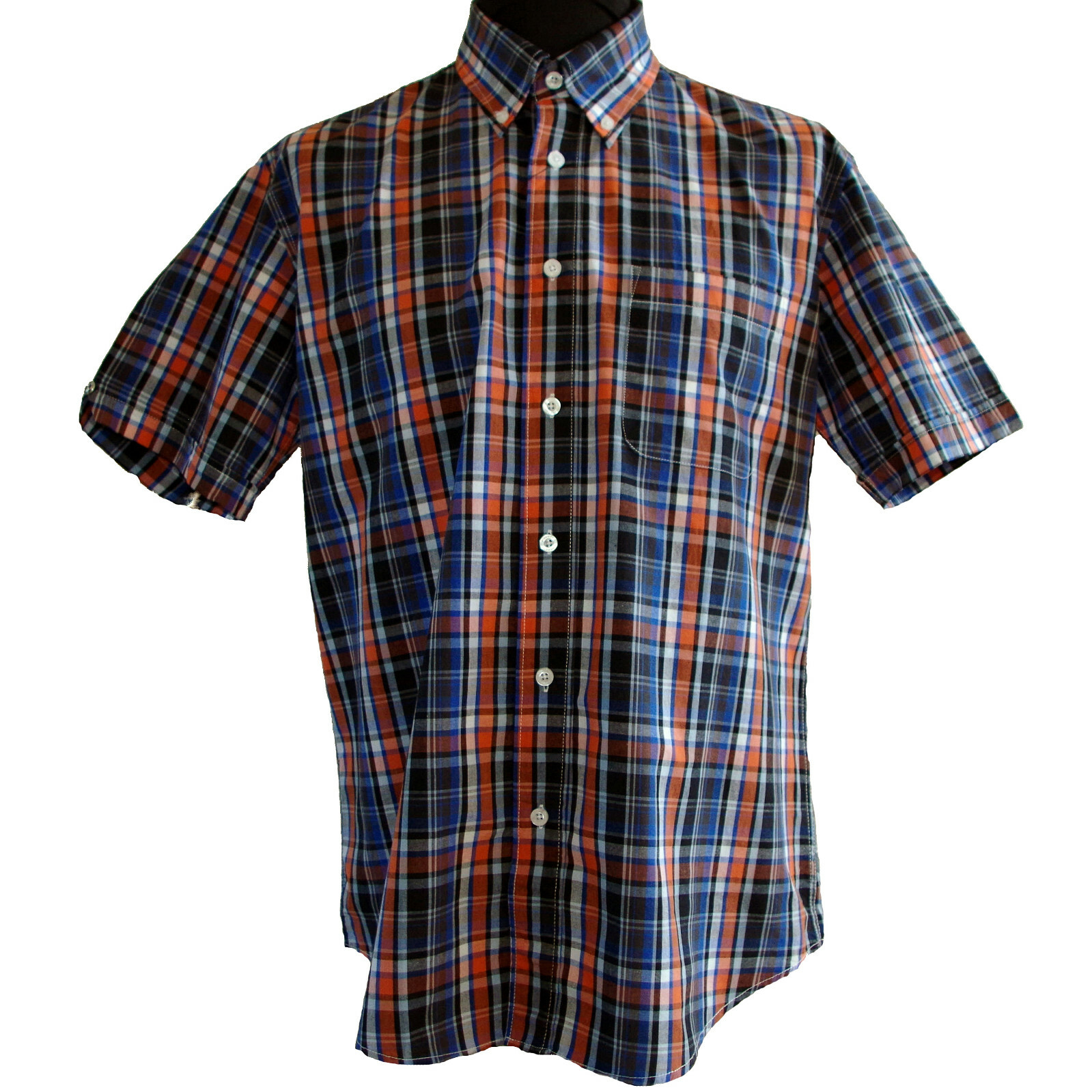Warrior UK England Button Down Shirt DEKKER Slim-Fit Skinhead Mod Retro image 5