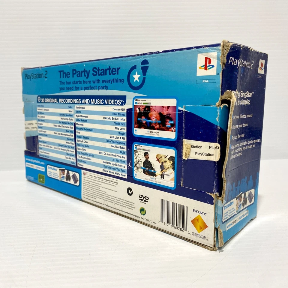 Singstar Party + Microphones & Box - PS2 - Tested & Working - Free Postage - Image 3 of 4