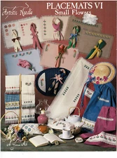 PLACEMATS Vl SMALL FLOWERS   CROSS STITCH LEAFLET