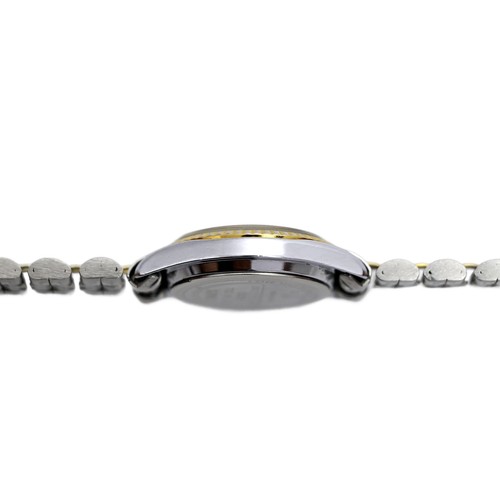 Timex Vintage Ladies Jubilee Fluted Style Wrist Watch Two Tone 25mm Quartz - Picture 8 of 8