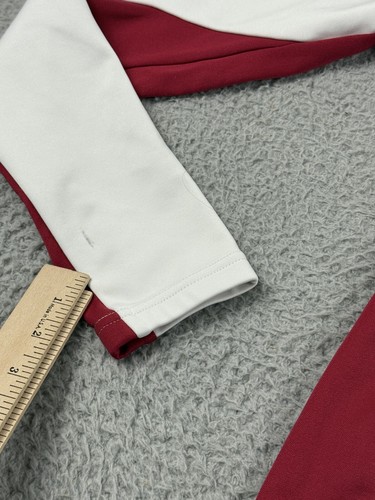 Castelli Jacket Womens S White Red Rosso Corsa Gore Windstopper Full Zip Cycling - Picture 5 of 18