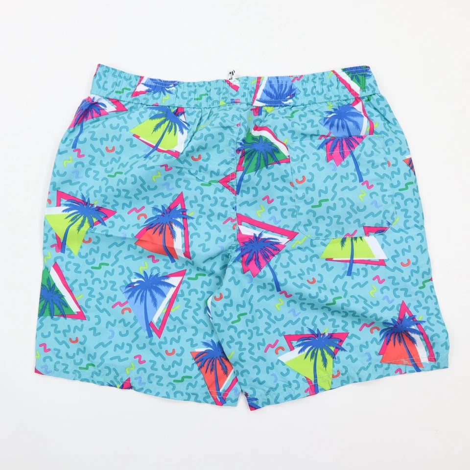 Baúl corto de natación Maui and Sons de 7" para hombre forrado de malla años 90 Wreck It retro - Nuevo con etiquetas Foto 2 de 4