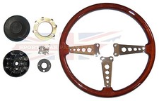 New Wood Steering Wheel And Adaptor For Mgb 1977-1980 Oe Type Wheel In Wood