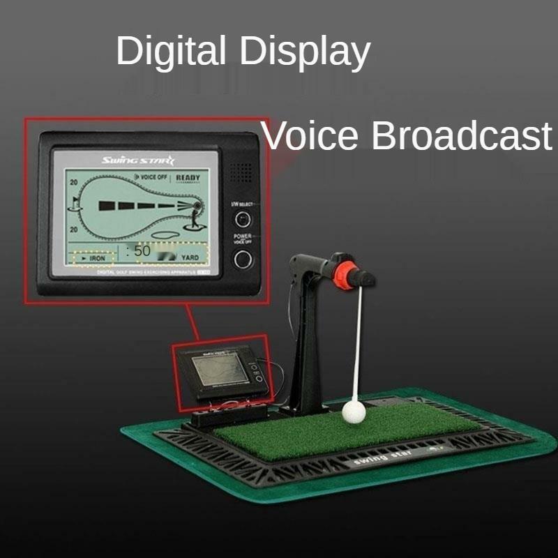 Indoor Digital Swing Practice Golf Swing Exerciser Trainer with