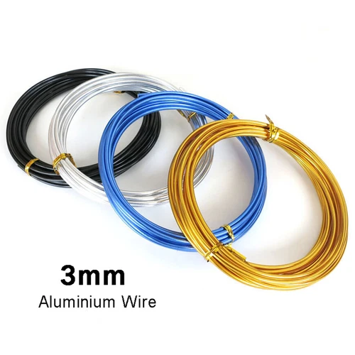 1mm 2mm 3mm Colorful Aluminum Wire Bending Wire Jewelry Wire Craft Wire 5 Meters - Bild 4 von 25