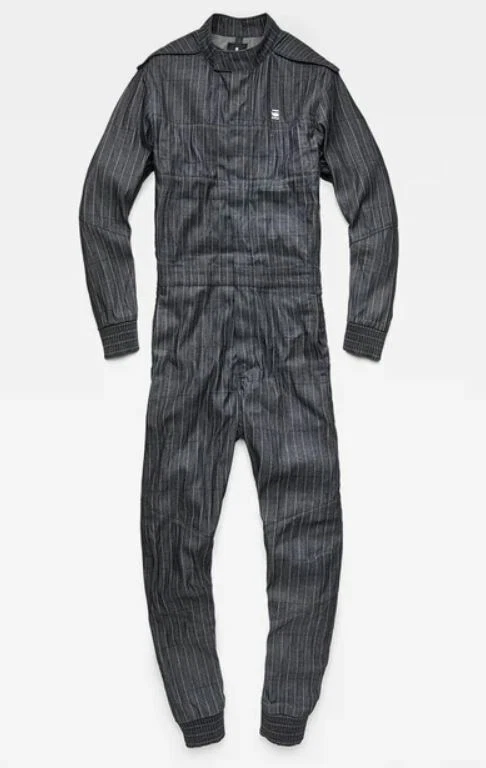 Schat tijger operator G-Star Raw Avernus Racer Jumpsuit Overall Medium m Raw Denim Pin Stripe  Pattern 8719367287499 | eBay