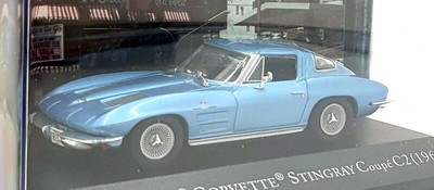 Altaya Maßstab 1:43 FBF04 - 1963 Chevrolet Corvette Stingray Coupe C2 - blau