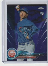 JEN-HO TSENG 2018 Topps Chrome Purple Rookie Card 130/299 CHICAGO CUBS