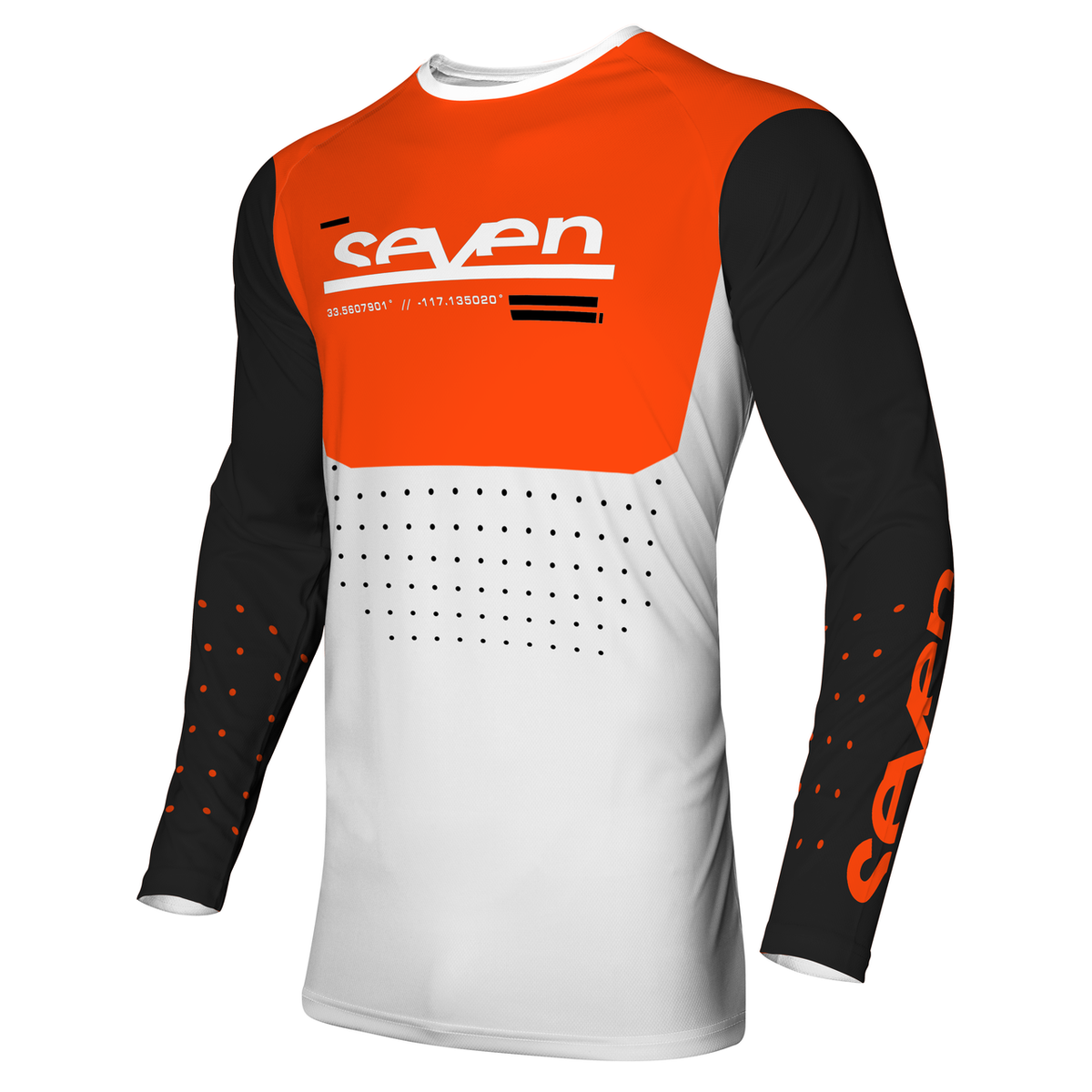 NEW 2024 SEVEN RACE KIT SUIT VOX APERTURE WHITE ORANGE MX