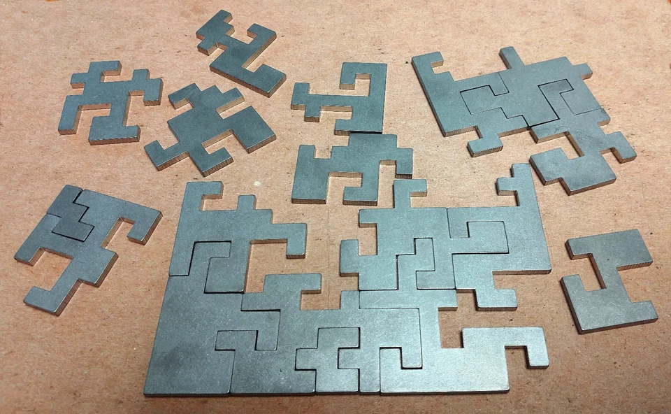 Laser Cut Solid Stainless Steel Puzzle - Image 4 of 4