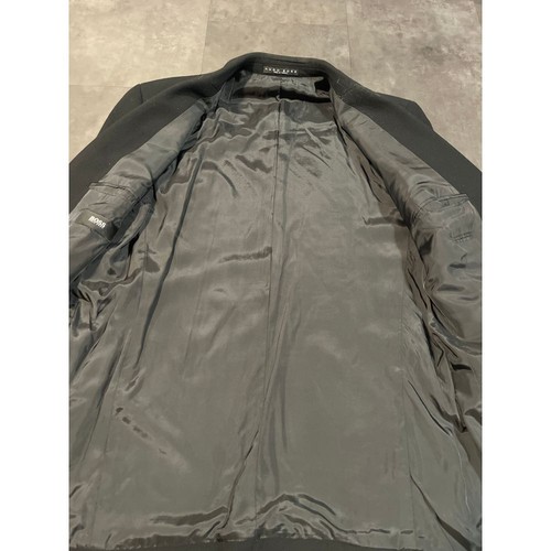 Hugo Boss klassischer schwarzer Blazer Anzug Jacke professionelle formelle Kleidung 42R C-5 - Bild 6 von 9