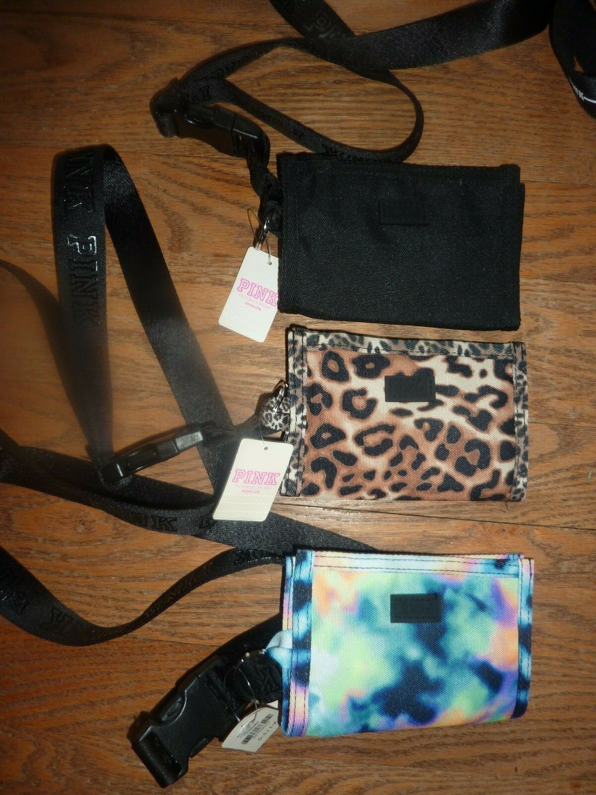 VICTORIAS SECRET PINK NEWEST LANYARD WALLET ID HOLDER CHOICE NWT eBay