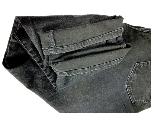 LUCKY BRAND 410 Athletic Straight Gainesville Stretch Black Zip Jeans Mens 40x32 - Picture 12 of 13
