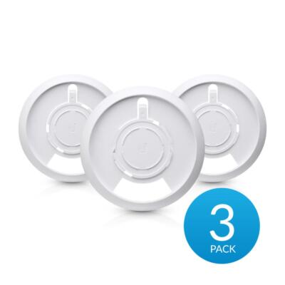 Ubiquiti UAP-nanoHD RetroFit Mount kit UniFi Halterung Upgrade Weiß 3er Pack
