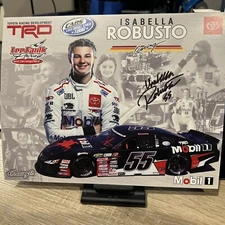 SIGNED 2023 ISABELLA ROBUSTO “MOBIL 1" #55 NASCAR 8.5x11 Hero Card - Autographed
