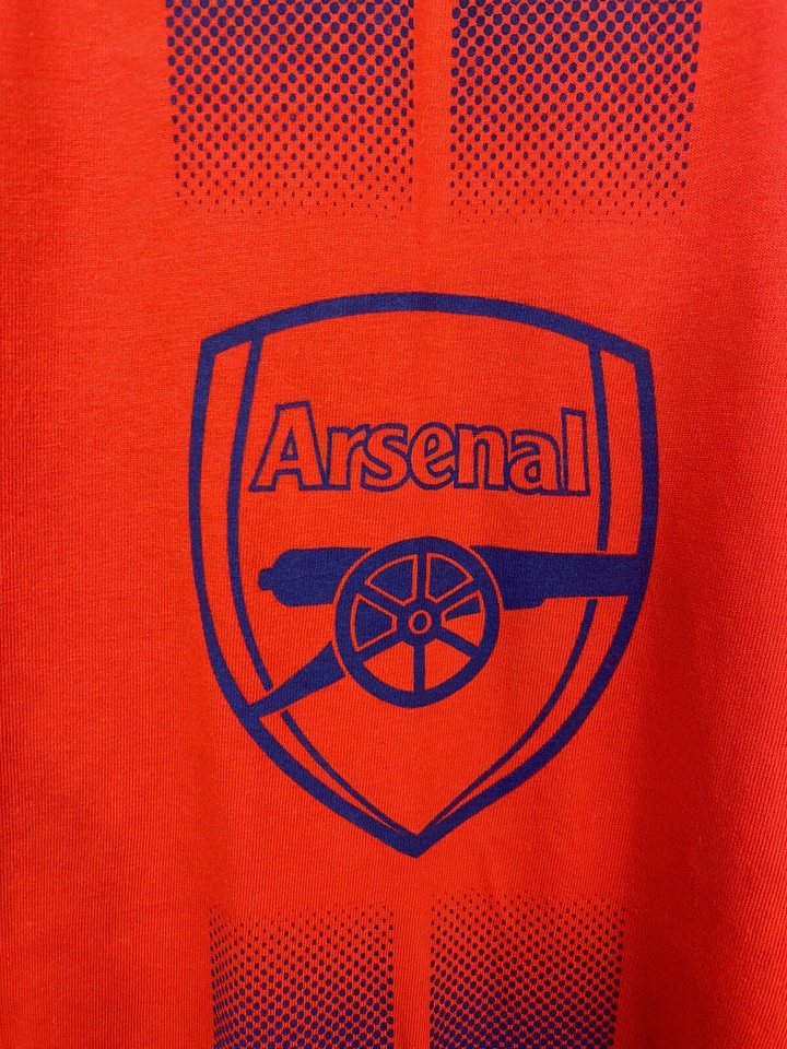 Arsenal Official Licensed T Shirt Sportswear Football Shirt Red UK Size
