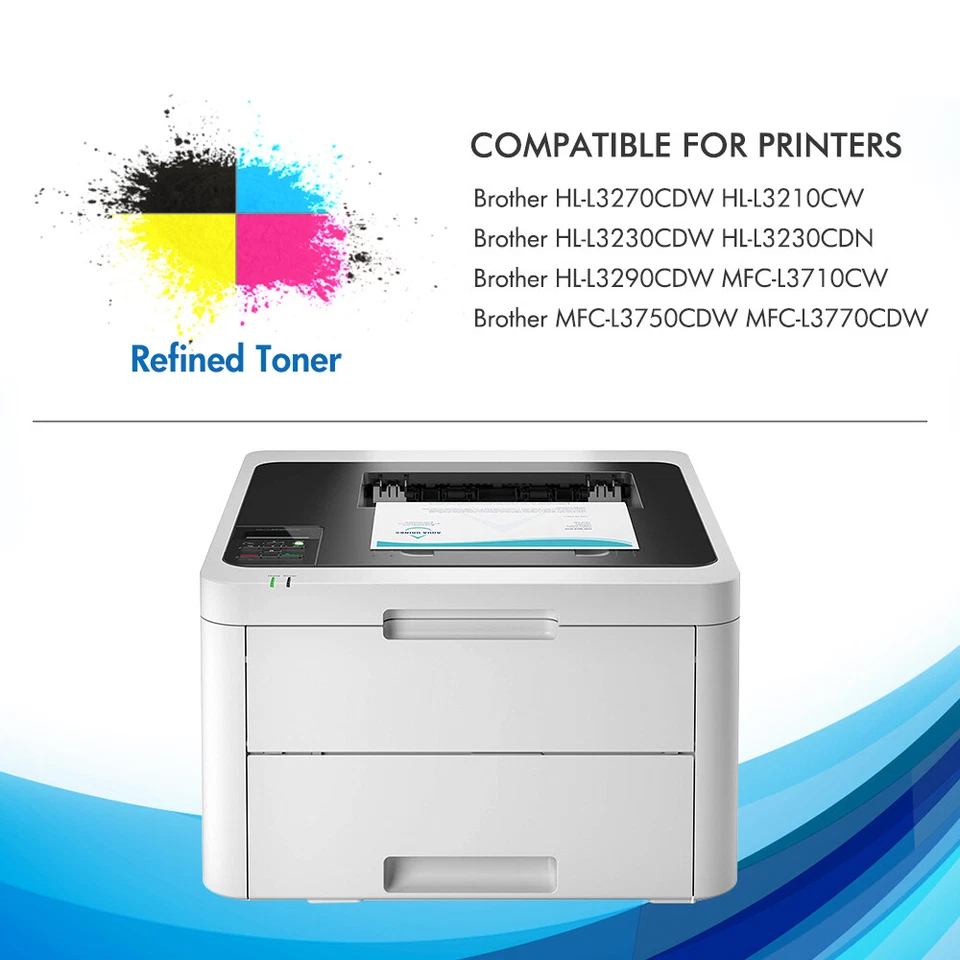 4PK High Yield For Brother TN227 TN223 Toner MFC-L3770CDW HL-L3270CDW L3290CDW - Image 2 of 4