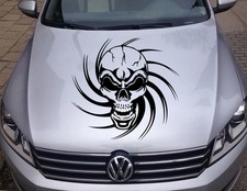 Autoaufkleber Tribal Skull TOTENKOPF SKELETT Motorhaube Heckscheibe Tuning 20 cm