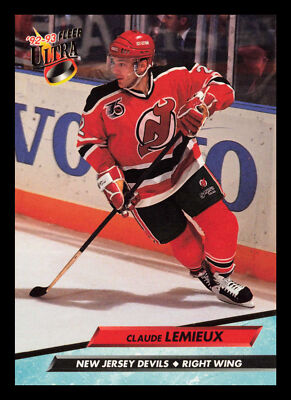 Claude Lemieux #114 1992-93 Ultra New Jersey Devils Hockey | eBay
