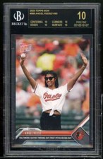 Angel Reese Rookie Card 2023 Topps Now #589 (PRISTINE) (BLACK) BGS 10