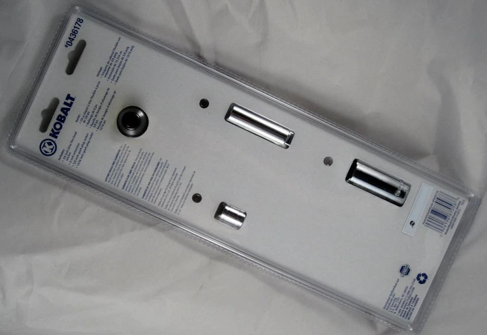 KOBALT 3/8" FLEX HEAD RATCHET 5/8" & 13/16" SPARK PLUG SOCKETS +EXT BAR TOOL SET - Image 4 of 4