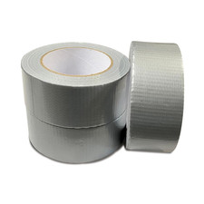 ® 3 Rolls of Silver Duct Tape 50Mm X 50M Heavy Duty Waterproof  0.11 per metre
