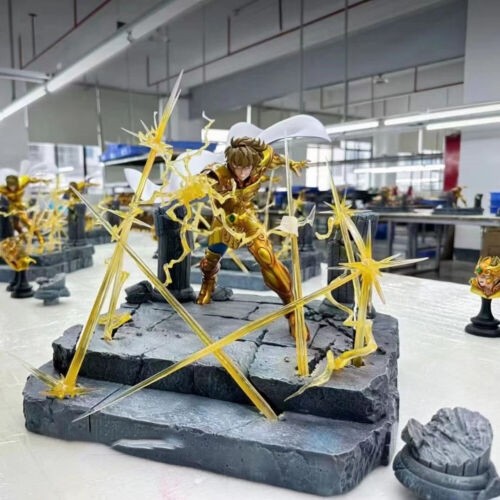 Zodiakos Studio Saint Seiya Leo Aiolia Resin Model In Stock 1/6 Scale H36cm