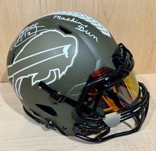 Jim Kelly Machine Gun Signed Authentic Bills STS Pro Speed NFL Helmet BAS HOF SB