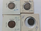 Lot Of 4 INDIAN HEAD CENTS PENNY 2 1863, 64 65