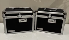 2-Vaults Combination Lock Storage Case 10x6.75x7.25 Black Fiber Board Box Secure
