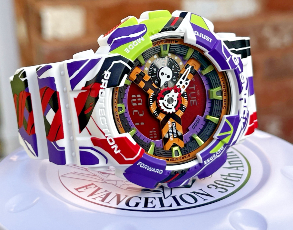 G-SHOCKエヴァンゲリオン 30thアニバーサリー CASIO G-SHOCK X EVANGELION GA-110EVA30-7A 30TH ANNIVERSARY LIMITED
