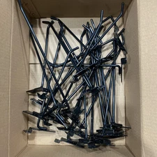 Lot Of 28 SLATWALL 8" BLACK  PEG HOOKS LOT OF 28 PCS