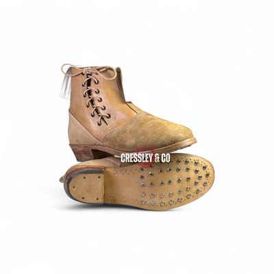 WW1 GERMAN M1893 SIDE LACES LOW BOOTS – IMPERIAL ARMY BOOTS REPRO