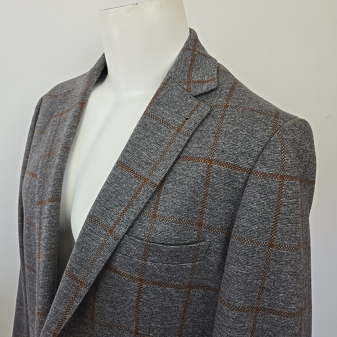 Peter Millar Unstructured Blazer Window Pane Plai… - image 8