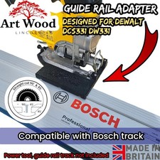 Dewalt DCS331 DW331 jigsaw adapter skid plate to BOSCH MAFELL guide rail track
