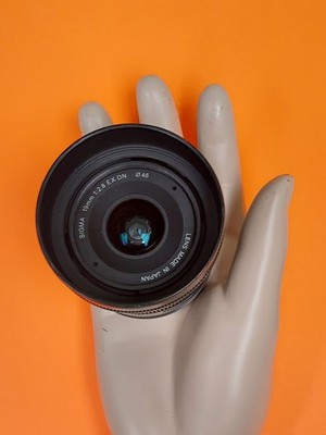 Sigma 19mm f/2.8 EX DN Lens Sony E Mount APS-C Tested Working #13329470