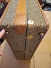Vtg Hartmann Tweed & Leather 25” X 19" X 8" Won't UnLock Luggage Suitcase Good  — photo 5