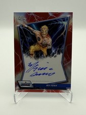 2026 Topps Chrome WWE Blue Brand Autograph Rey Fenix Red Refractor /5